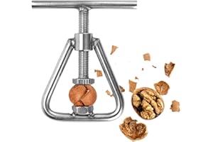 WENRERO Nussknacker Werkzeug Walnussknacker Edelstahl mit Maximale Öffnung 3,6 CM Nussknacker Walnüsse Haselnüsse aus 304 Stahl Hartschalen Öffnungs Werkzeug für Nüsse, Pekannüsse, Walnüsse, Mandeln