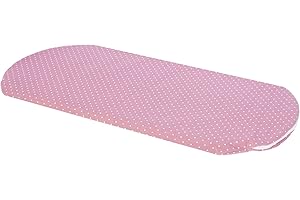 Acomoda Textil - Colchón Capazo 68x32x4 cm. Colchón para Bebé Impermeable y Transpirable, Funda Desenfundable y Lavable 100% Algodón. (Capazo 68x32x4 cm, Rosa)