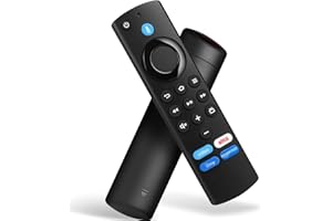 XIAODIB Replacement Remote with Voice Function Fit for A-M-Z Smart TV Stick(4k, 2nd Gen, 3rd Gen, Life), for A-M-Z Smart TV Cube(1st Gen, 2nd Gen, 3rd Gen),Pioneer/Toshiba Smart TVs/Insignia/Hisense