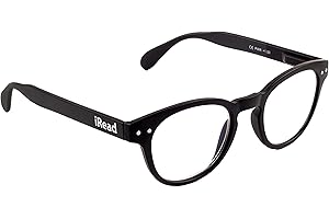 iRead Occhiali Luce Blu e da Lettura Riposanti per Uomo e Donna con Custodia e Panno in Microfibra