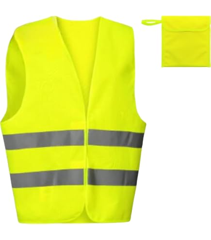 Chaleco Reflectante Mercedes-Benz - Compacto, Amarillo Y Homologado, ¡seguridad Ante Todo!