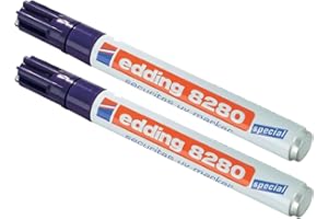 edding 4-8280100_2 - Rotulador permanente para rayos UV (2 unidades)
