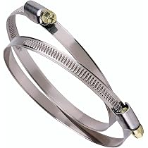 Lot De 2 Colliers De Serrage (brides) En Inox A2 - Taille 120x140mm Bande 12mm - Neuf