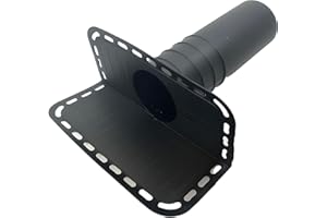 UZMAN Évacuation d'angle, bride de bitume, égout de toit, drainage d'urgence, drainage DN 50-100 (DN 70)