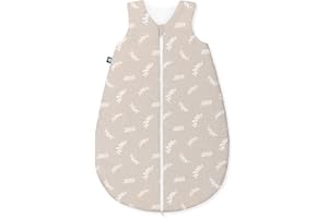 Julius Zöllner Baby Summer Sleeping Bag, Made from 100% Jersey Cotton, Size 56, Standard 100 by Oeko-Tex, Twiggy