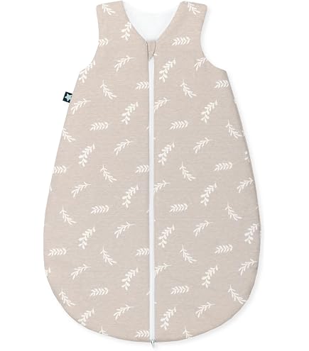 Julius Zöllner Sommerschlafsack Jersey, 0,5 TOG, waschbar bei 60°C, Made in Germany, OEKO TEX Standard 100, Shiny Stars, Gr. 56/62 Baby