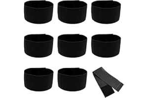 CATELL 8 Stück Trauerflor Armbinde Schwarz Armband Elastisches Trauerbinde Trauerarmbinde Trauerflor Trauerbinden Trauerbinde Trauer Armbinde Trauerband für Beerdigung Trauer Sport Fußballmannschaft