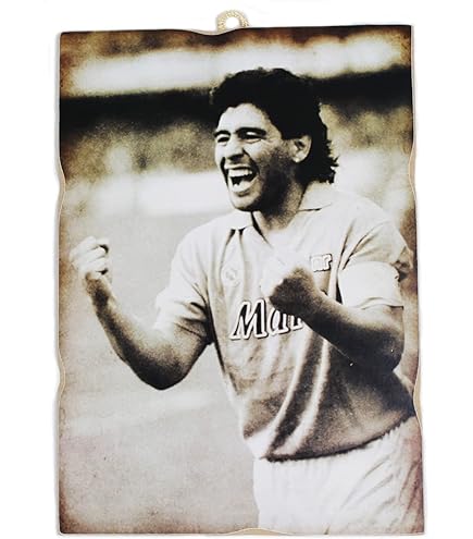 Tableau Toile 'Maradona, Pelé, Zidane' - Impression HD, 30 X 45 Cm, Sans Cadre | Décoration Bureau, Chambre