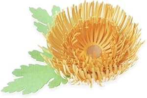 Sizzix 665333-Set di Fustelle Thinlits, 5 Pezzi, crisantemo di Kath Breen, Multicolor, Taglia unica