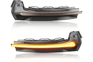 Asasytal Indicatori di Direzione a LED dinamici, Una Coppia di Indicatori di Direzione per Specchietti Retrovisori laterali Ambra Per Au-di A3 8V, S3 8V, RS3 8VA 2013-2020, 2 Pezzi