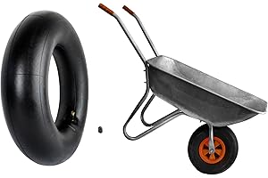 BISOMO Chambre à air pour brouette - 400 x 100/4.00-8" - Chambre à air pour pneus et roues à air - Chambre à air - Chambre à air de rechange robuste