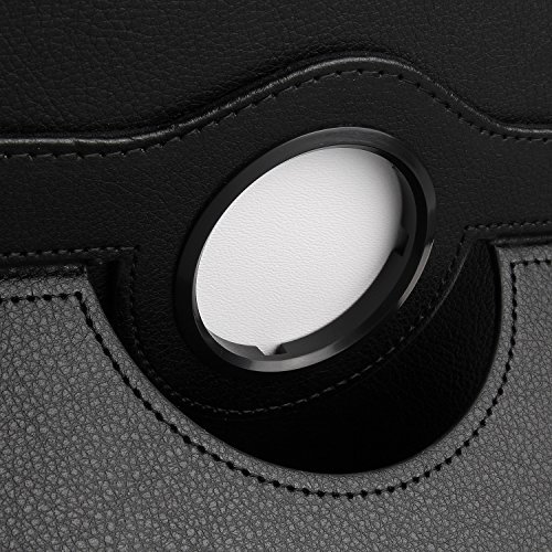 IDACA 360° Ledertasche Flip Hülle für Samsung Galaxy Tab 4 10.1 SM-T530/SM-T531/SM-T525 Schwarz Tasche mit Automatisches Schlaf Wach up Funktion - 5
