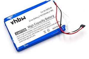 vhbw Batterie Compatible avec Garmin Nüvi 3597LMTHD, 3598, 3560LM, 3560LMT, 3597, 3597LMT GPS, Appareil de Navigation (1100mAh, 3,7V, Li-ION)