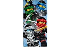 My sweety pop – Toalla de playa – Toalla de baño – Lego Ninjago – Niño – 70 x 140 cm – 100% algodón – Idea de regalo
