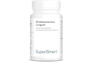 Probiotique Bifidobacterium longum - Améliore les Troubles Intestinaux - Renforce le Système Immunitaire - Réduit les Symptômes d’Allergie au Pollen - Contribue à Réduire les Infections - Supersmart