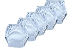 ACMEDE 5er Pack Baby Töpfchen Trainerhosen Unterhosen Töpfchentraining Baby Lernwindelhose Trainerhosen Unterwäsche Windelhose zum Toilettentraining 0 bis 5Jahre