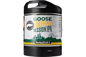 Cerveza PerfectDraft un barril de 6 litros de Goose Island Midway IPA - Sesión IPA. Máquina de tiro casera. Incluye un depósito de 5 euros.