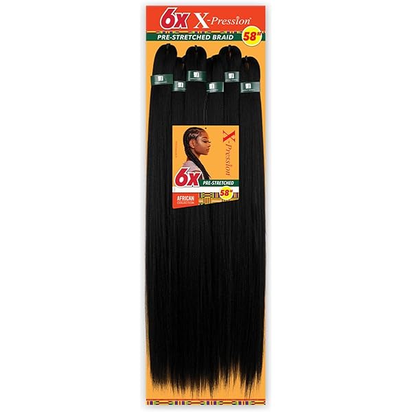 X-pression Premium Braids – 55 Strähnen Aus Kanekalon, Leicht & Verknotungsfrei, Für Zöpfe & Styles