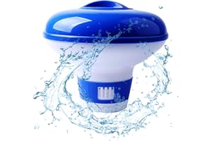 Sunshine smile Pool Dosierschwimmer,8 Inch Pool Dosierschwimmer,Pool Dosierschwimmer,Dosierung Chlordosierschwimmer,Chemikalien Spende,Schwimmender Chlorspender.