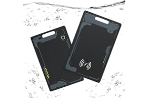 COOAOO Localisateurs d'objets Android Traceur Android Tag Android Chargement sans Fil Fonctionne avec Google Find Hub (Uniquement Android) Tracker Android IP68 Smart Tag Android pour Portefeuille Valise-1pcs