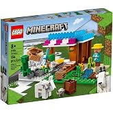 LEGO&reg; Minecraft&reg; Fırın 21184-8 Yaş ve &Uuml;zeri &Ccedil;ocuklar i&ccedil;in K&ouml;yl&uuml; ve Creeper&trade; İ&ccedil;eren Oyuncak Yapım Seti (157 Par&ccedil;a)