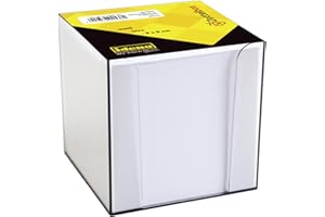 Idena 311069 - Karton na notatki, 9 x 9 x 10 cm, 80 g/m², 700 kartek, luźne, biały, 1 szt.