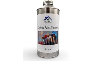 SIRAMICO COATINGS Siramico Xylene Paint Thinner, 1 Litre, Professional Grade Solvent for Oil-Based Paints and Equipment Cleaning