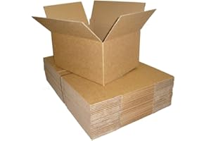 iDEALS UK PACKAGING LTD 10 x 12x9x6" A4 Size Cardboard Packaging Shipping Boxes - 305x229x149mm Internal Measurements - 10 Pack