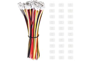 Lyeteung 30 Paia JST 2.0 PH 4 Pin Connettore Spina, Micro JST PH 2.0 4-Pin Maschio Connettore con 150mm 22AWG Cavo & Femmina
