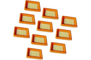MagiDeal 10 Pezzi Filtro Aria Decespugliatore, Filtri per Tagliaerba, Filtri Aria Kit per Stihl Fs120 Fs200 Fs250 Fs300 Fs350 Fs400 Fs450, Per Filtro Dell'aria Multi-marca per Tosaerba/Trattore