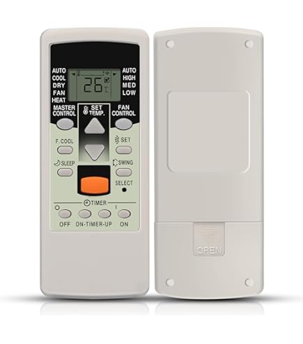 Mandos a distancia sustitución ar-rcd1c para fujitsu aire acondicionado