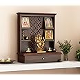 Kamdhenu art and craft Wooden Temple/Home Temple/Pooja Mandir/Pooja Mandap/Temple S4 (Nacural)