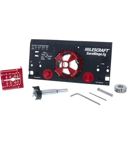 Verborgen Scharnier Jig 35mm met Koolstofstaal Boor, Aluminiumlegering, Snelle Bevestigingsklem, voor Deurkast Meubels
