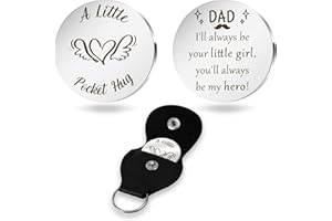 HISXIERNG Mothers Day Gifts for Mum Gifts Pocket Hug Gifts for Men Women Keychain Graduation Gifts for Her Gifts Him Thank You Gift Retirement Gifts Positive Gifts Good Luck Gifts for Dad Grandad Sister Couples