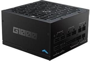 SAMA G1000 Alimentatore –1000W Full Modulare, Certificazione 80 PLUS Gold, Compatibile ATX 3.1 & PCIe 5.1, Condensatori Giapponesi, Ventola FDB 150 mm, Supporto GPU RTX Serie 50/40 - Nero