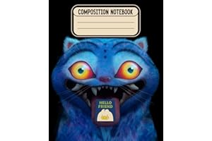 Composition Notebook: 100+ College Ruled KPops Dem-on's Hunters Tiger Pages Size 7.5x9.25 for Children Teens and Adults