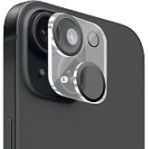 BUFF LABS iPhone 15/15 Plus Kamera Lens Koruyucu, BLLK, Şeffaf