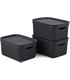 Jive Dekobox - Lot de 3 boîtes de rangement décoratives 5 L avec