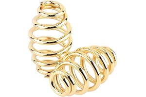 KEENSO Bobber Solo Seat Springs 1 Pair 3 Inch Steel Barrel Springs Seat Mounting fit Chopper Bobber Motorcycle(Golden)