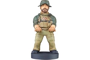 EXQUISITE GAMING Cable Guy - Call of Duty Captain Price Controller Handy Tablet Halter Halterung Figur Tischdeko Fanartikel
