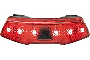 Unbekannt 131101F5, Fanale Posteriore per Casco (Tipo J) Cratoni, per LFS System dal 2020, Nero Unisex Adulto, Taglia Unica