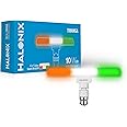 Halonix 10W 2-In-1 Trianga LED Mini Tube Light | Base- B22, Color- White & Tiranga | Switch It On For White Light | Switch It Off & On Again For Tiranga Light| Pack 1