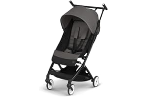 Cybex Gold Libelle, Ultra Compact Pushchair, Cabin luggage compliant, From 6 Months to 22 kg (Approximately 4 Years), Including Rain Cover, Soho Grey