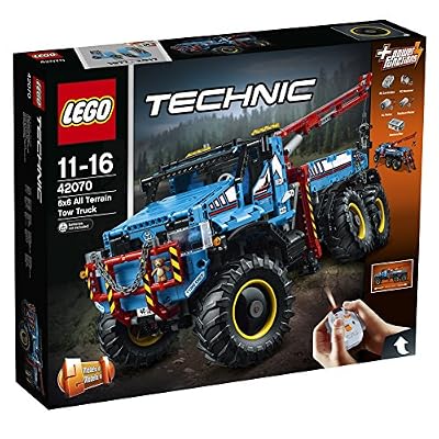 LEGO - 42070 - Lego Technic - Jeu de Construction - La Dépanneuse tout - Terrain 6 x 6