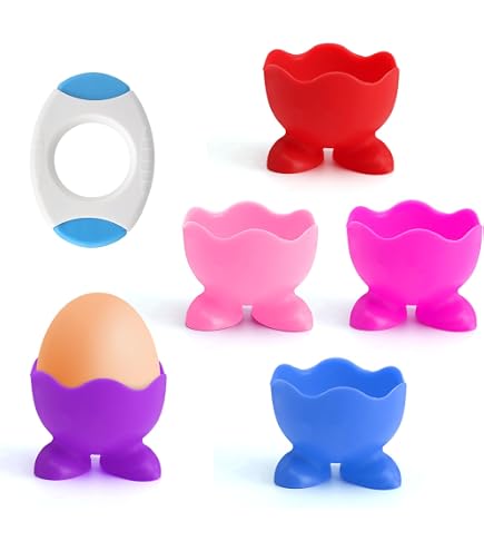 2 portauova in plastica morbida a forma di piedi d'anatra, supporto per uova in lavastoviglie, portauovo per lavastoviglie