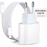 Lavderuar iPhone İle Uyumlu Hızlı Şarj Aleti 8 X XS XR 11 12 13 14 Pro Max Mini Plus Uyumlu 20W Ger&ccedil;ek G&uuml;&ccedil; PD QC 4.0 Destekli