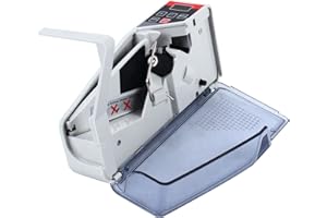 SHZICMY Mobile Geldzählmaschine, Handheld Geldzähler Mini Geldprüfer, Banknotenzähler mit LED Display 600 Stück/min