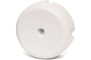 LAMORELL LIGHTDESIGN Boîte de dérivation en porcelaine ø100 mm. Couleurs : blanc et noir (blanc)