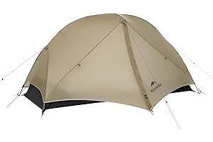 Naturehike Mongar UL Tienda Ultraligera Cortaviento Impermeable Tienda de Trekking Carpa Doble Portátil 1/2 Persona Tienda 3-4 Temporadas para Camping Senderismo
