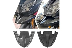 FATExpress MT09 Tracer motociclo ruota anteriore parafango becco cono protezione estensione prolunga cappuccio per 2018 2019 2020 2021 Yamaha MT-09 Tracer 900 GT MT FJ 09 FJ09 FJ-09 18-21(Carbon look)